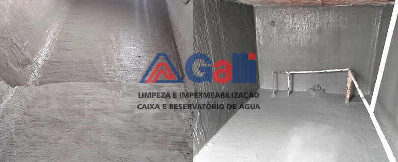 Impermeabilização de caixas de água potável