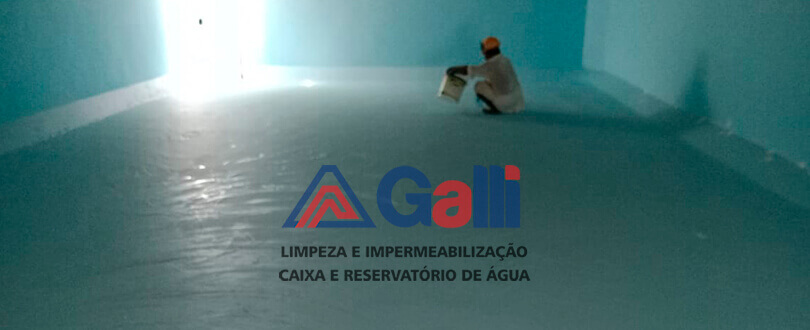 Impermeabilização de caixas de água potável